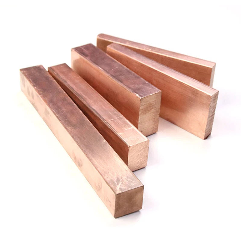 T2 Copper Flat Bar Pure Cu Electrical Copper Bus Bar Strip Metal Sheet 500mm