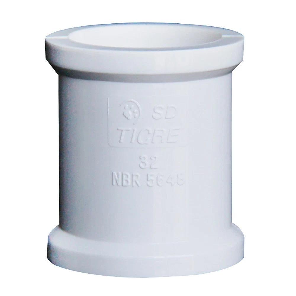 Straight Coupling PVC Plumbing Fittings Pipe Solvent Weld Metric Thickening