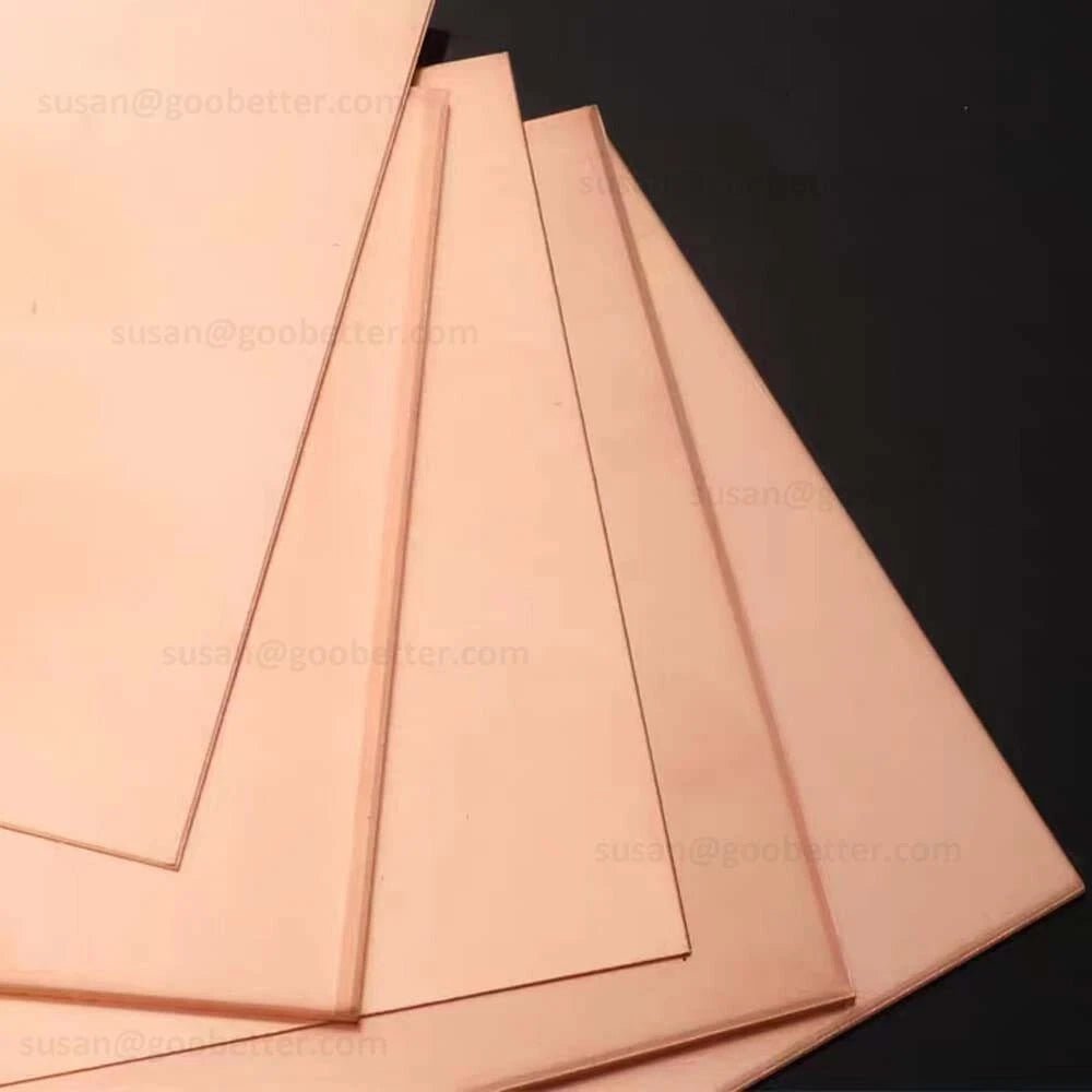 Natural Copper Sheet Metal guillotine cut - 0.3mm to 6.0mm - Multiple Sizes - HomeDIYer