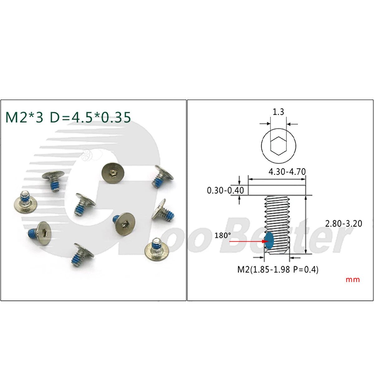 M2 Thin Wafer Head Machine Screws | Ultra - Low - Profile Flat Head | Zinc / Ni / Stainless | 2–21mm - HomeDIYer