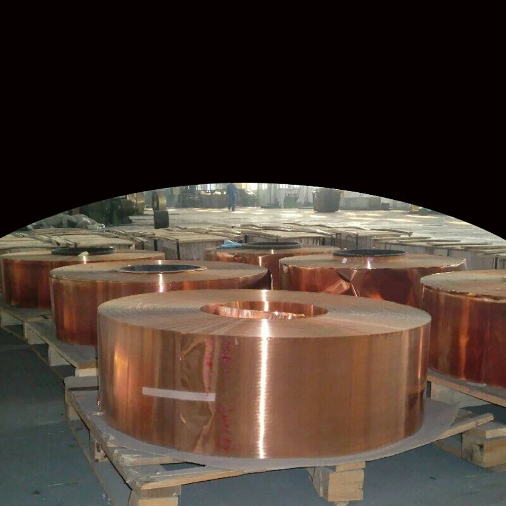 Phosphorus Copper Strip Phosphor Bronze Roll Sheet Thick 0.1mm-0.8mm Metal Plate