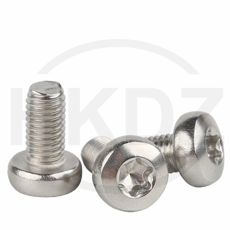 M1.6 M2 M3 M4 M5 M6 M8 M10 Torx Pan Head Machine Screws Bolts A2 Stainless Steel
