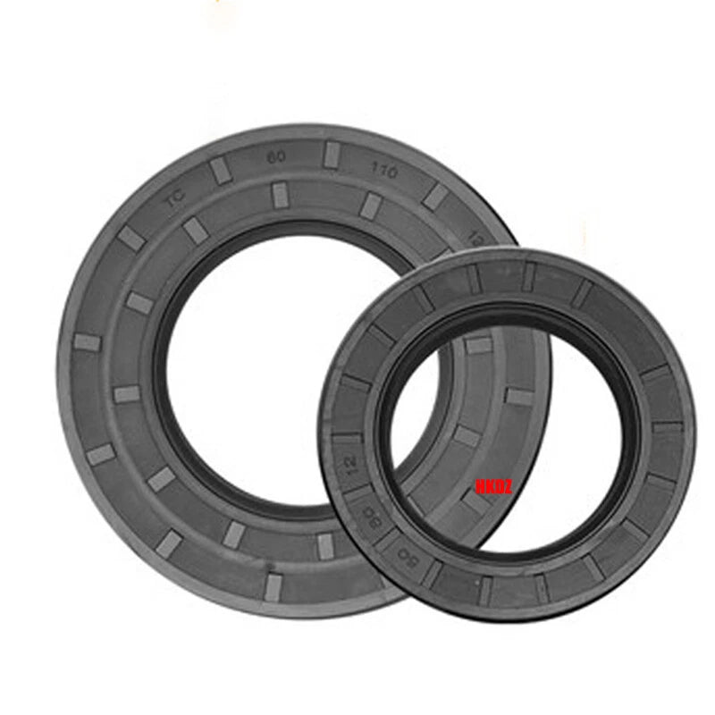 NBR Rotary Shaft Oil Seals — Metric TC Skeleton Nitrile Sealing Lip (34–420mm ID)