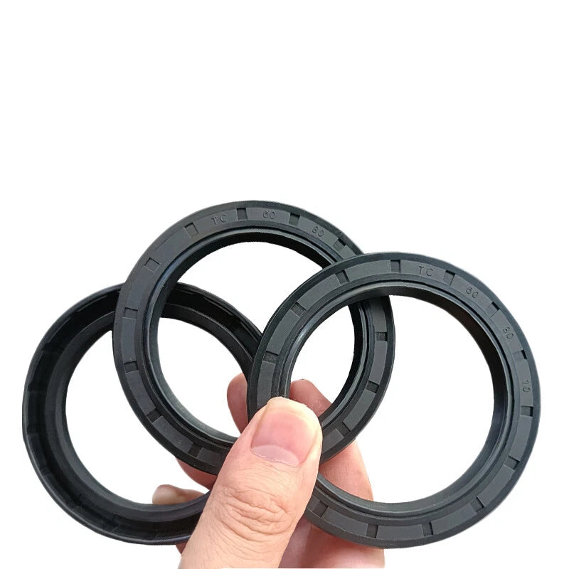 TC Oil Seal Ring NBR Rubber Double Lip Rotary Shaft Seal — ID 38–170mm