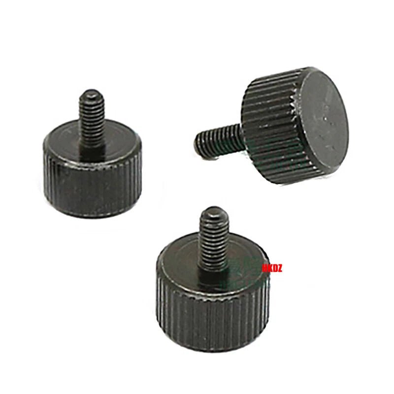 M3 Knurled Thumb Screws – Flat Head Carbon Steel Hand Grip Bolts 6/8/10/12mm - HomeDIYer