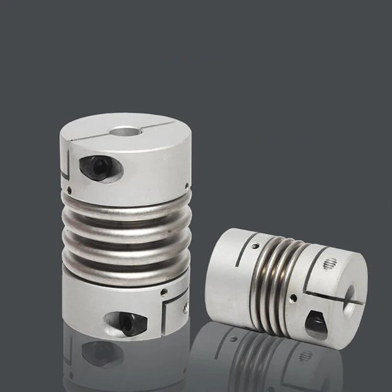 Flexible Shaft Coupling Connector Coupler CNC Aluminum Alloy Bellows 3mm-45mm