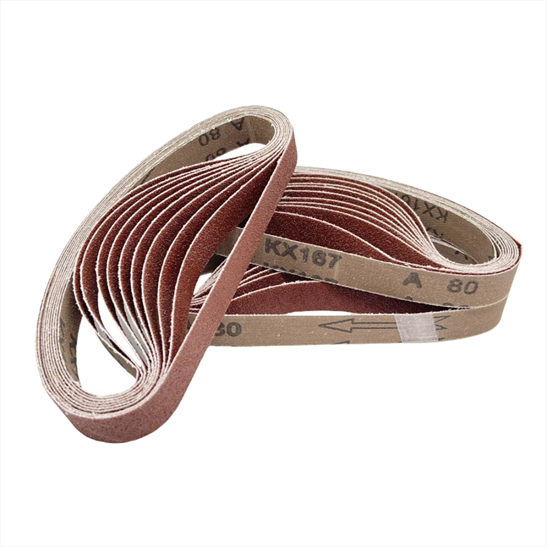 13x458mm 10x330mm Aluminum Oxide Sanding Belts — P60 to P600 Grit for Portable Belt Sanders