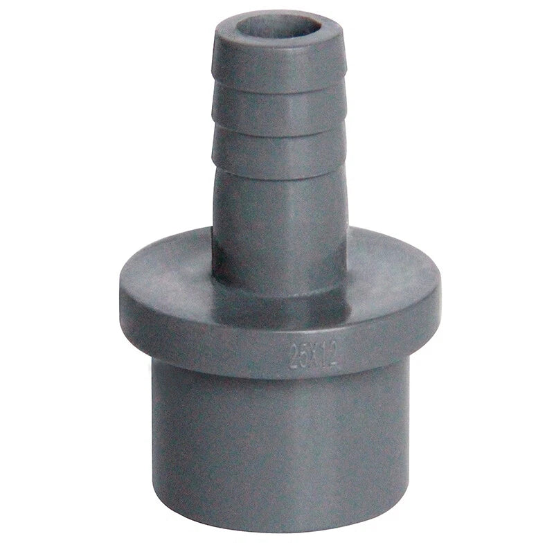 Pagoda 20mm 25mm PVC Pipe Connector Fittings Adapter To Hose OD 5mm~20mm Grey
