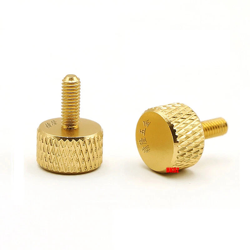 Aluminum Alloy Knurled Thumb Screws M3 M4x6~16mm DIY Hand Tighten Grip Knob Bolt