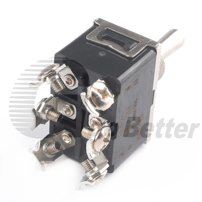 Heavy Duty Toggle Switch On-Off / On-Off-On — SPST/SPDT 2/3 Position, 2/4/6 Pin, 5A 250VAC