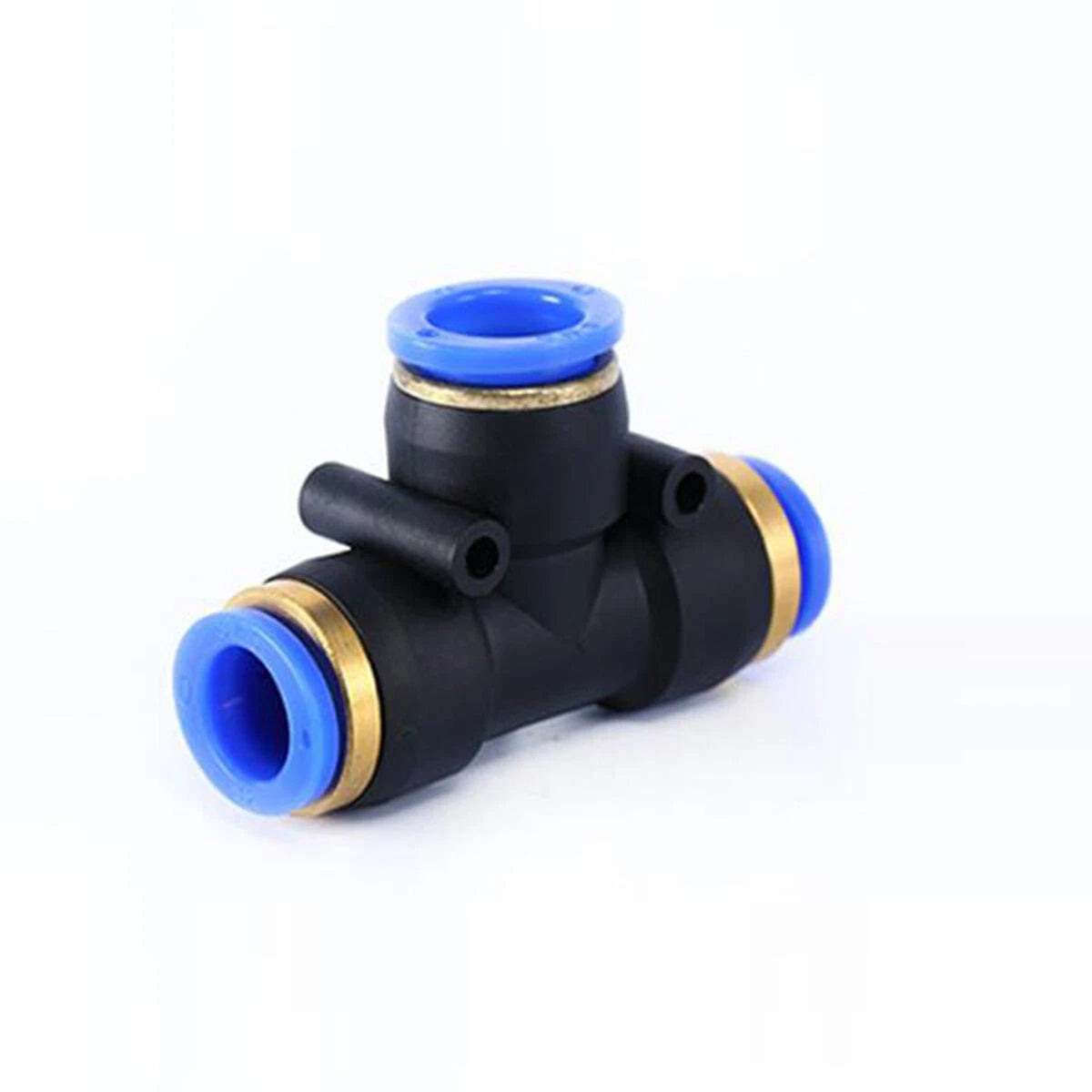 Nylon Pneumatic Reducer Tee 3-Way Connector Hose Tube Inline Push-In Fittings