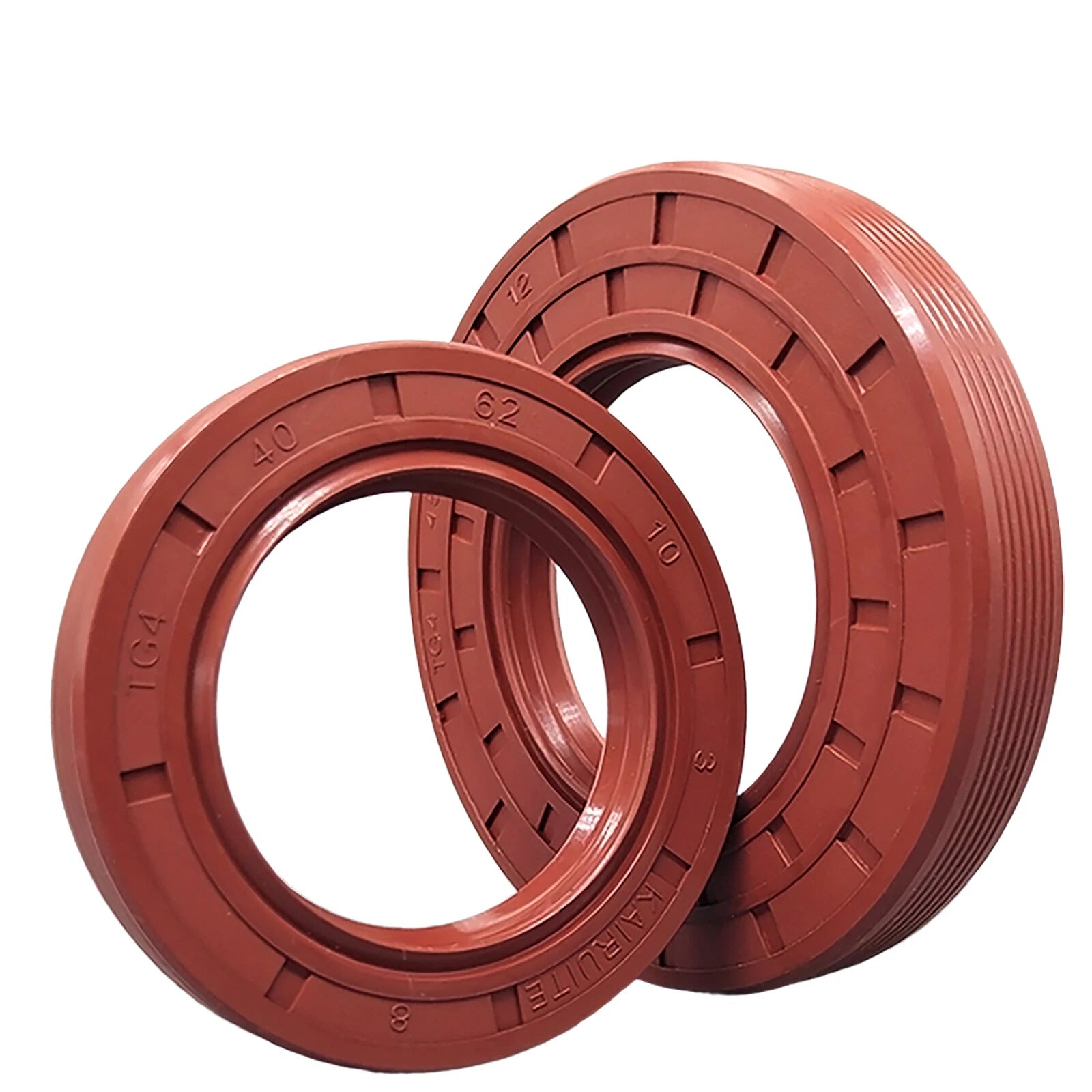 Metric TC Rotary Oil Shaft Seal FKM Fluorine Double Lip Seal 22mm - 26mm Shaft