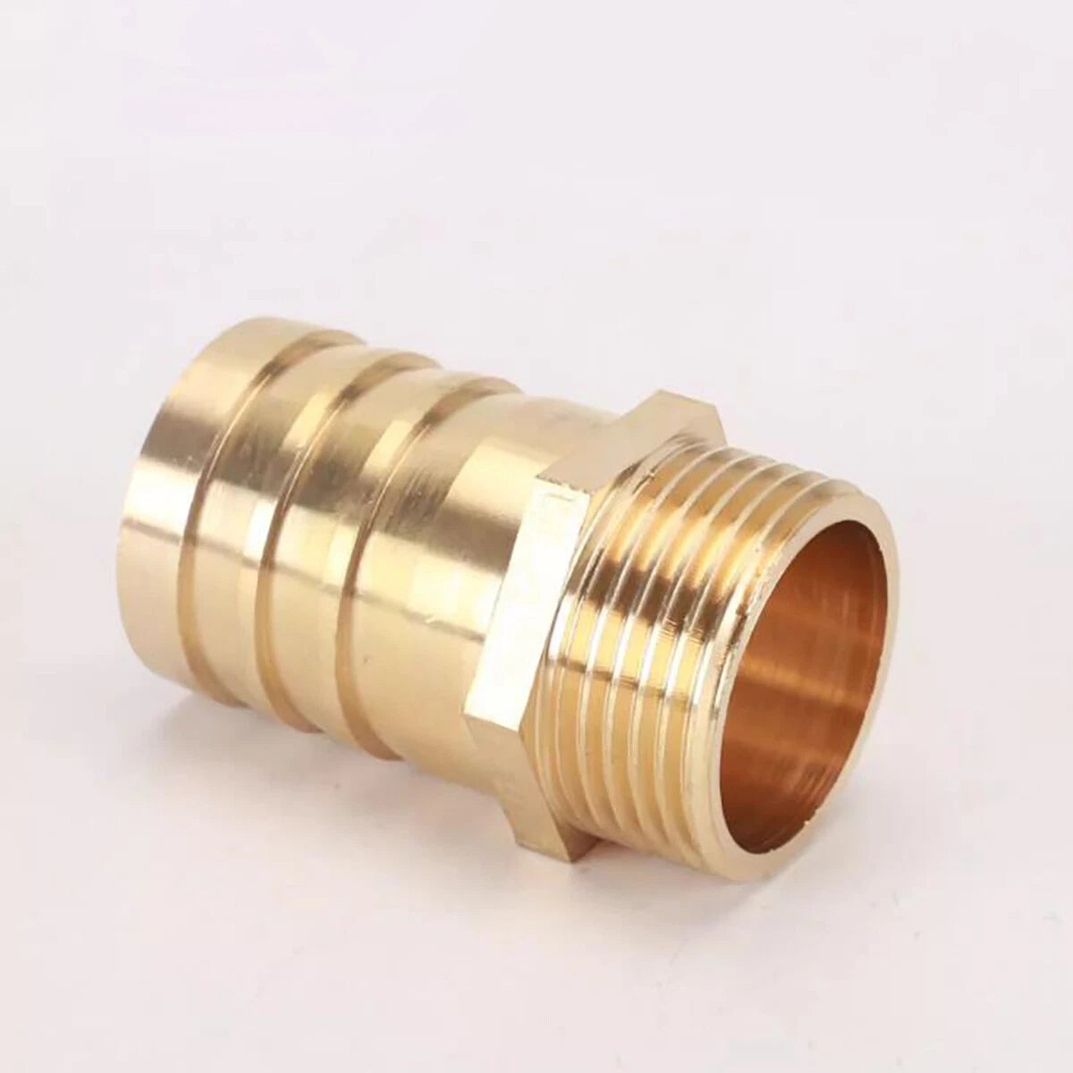 Brass Male BSP x Barbed Hosetail Connector — Air Water Fuel Gas Pipe Fitting