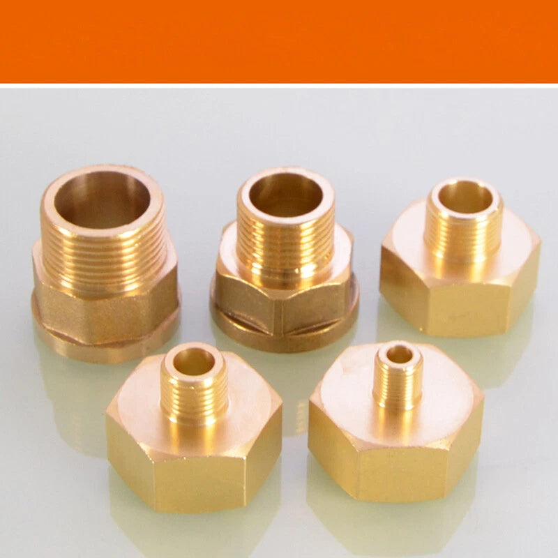 Hex Reducer Bushing Female to Male NPT Hose Fitting — 1/8" to 1" Sizes