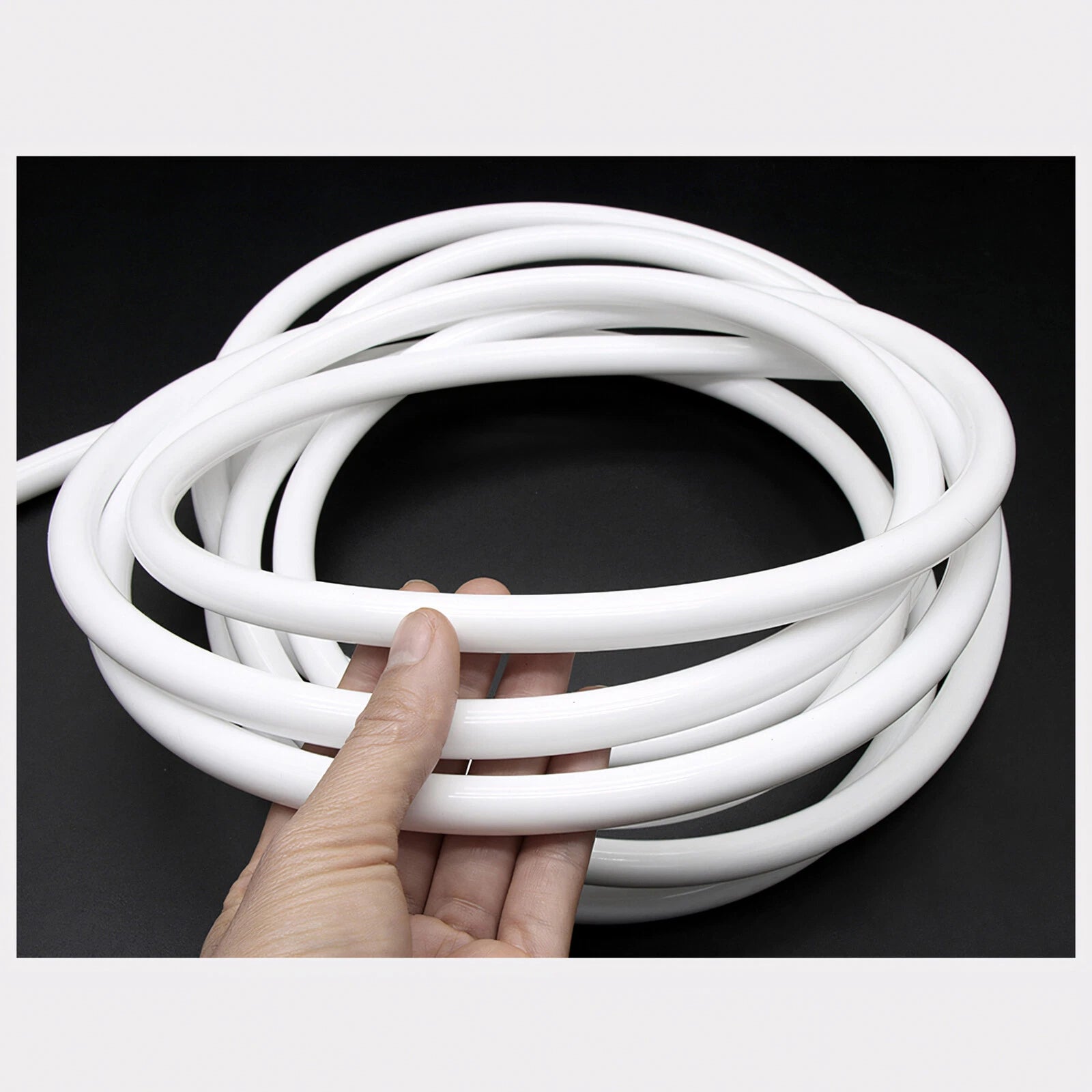 Food Grade White Silicone Tube Hose Pipe – Soft Flexible Rubber, ID 1–25mm