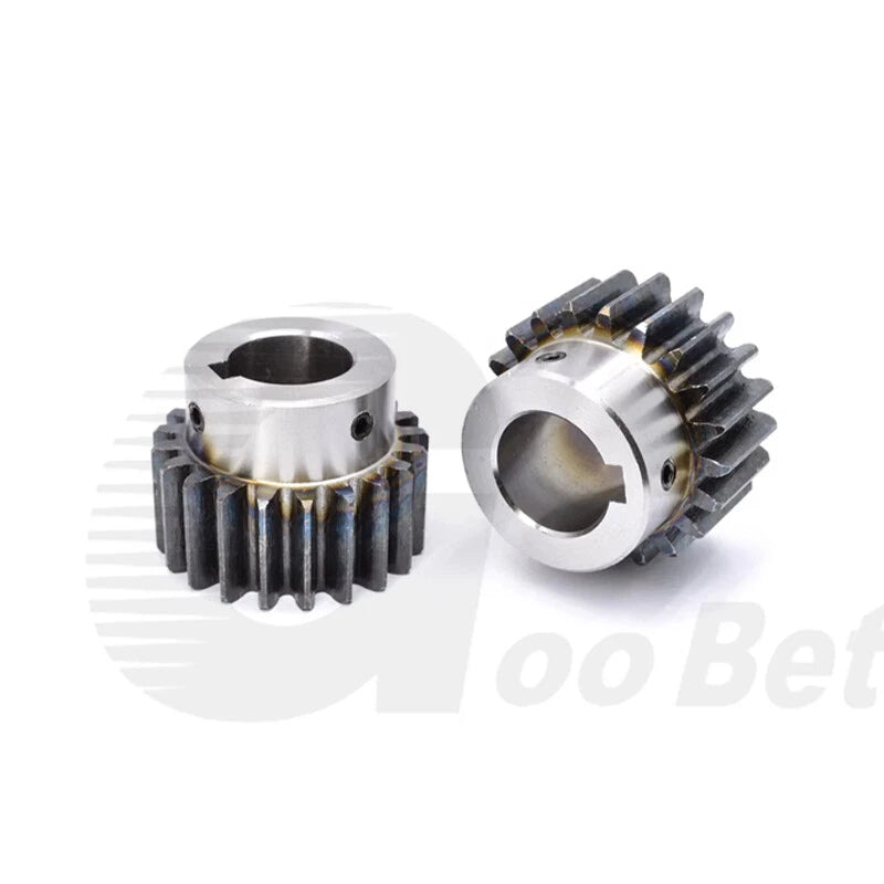 Mod 2 Spur Gear C45 Steel with Hub 12 - 60 Tooth Motor Pinion Hardened Precision