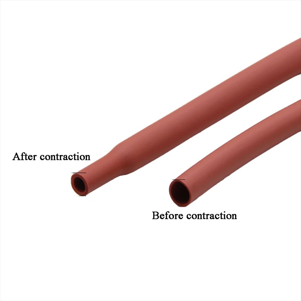 Silicone Rubber Heat Shrink Tubing — φ0.8mm to φ40mm, Multiple Colors - HomeDIYer