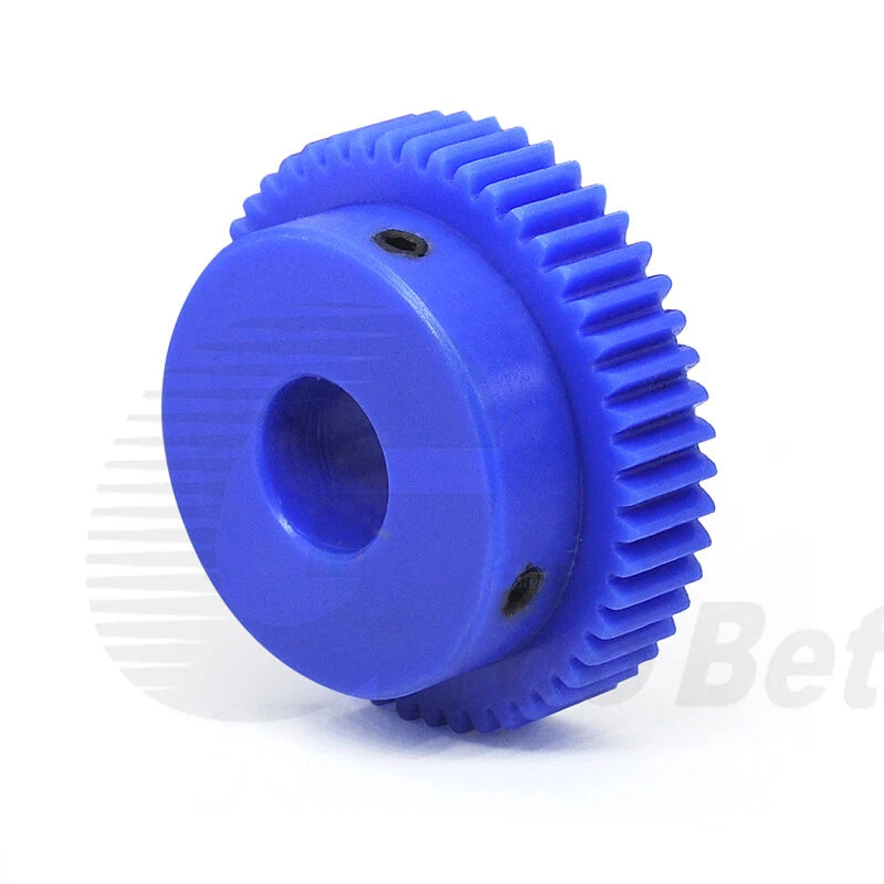 Nylon Mod 1 Spur Gear 15-150 Tooth with Step Pinion Motor Gears Bore 4-16mm Blue
