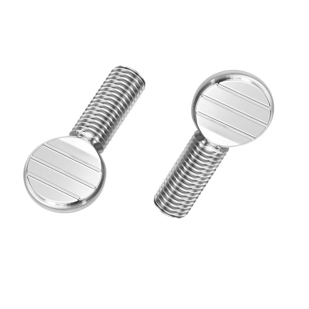 M4–M10 & 1/4"-5/16" Spade-Head Thumb Screws – A2 304 Stainless Steel, Tool-less Hand Grip