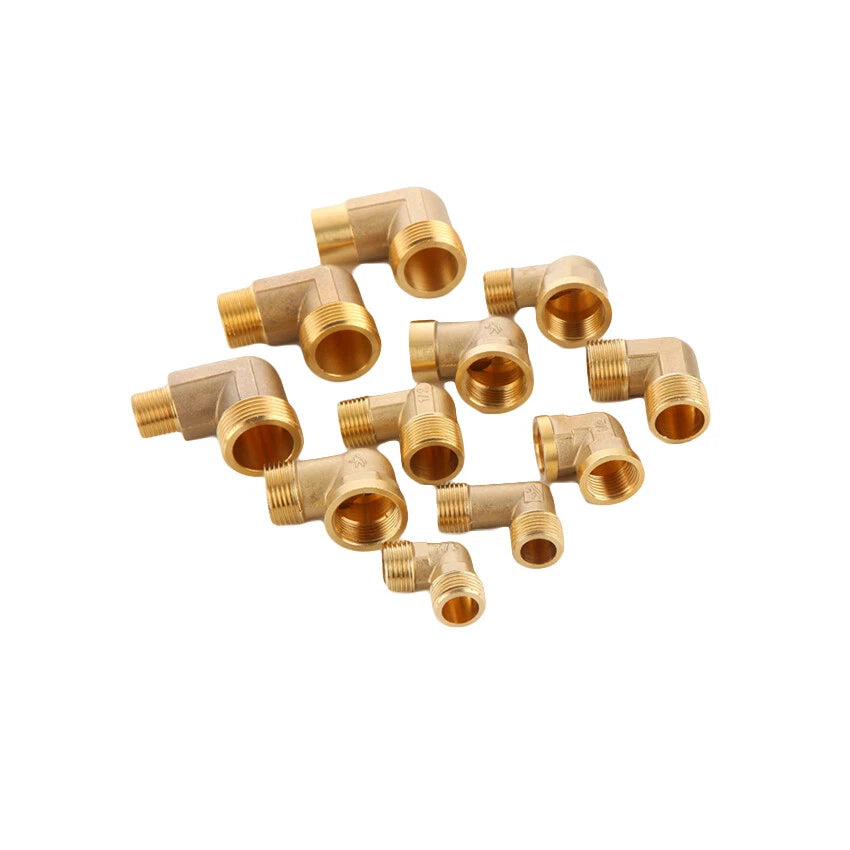 BSP Brass Pipe Fittings – Elbow & Union Connectors, Female/Male, 1/2" 3/4" 1"