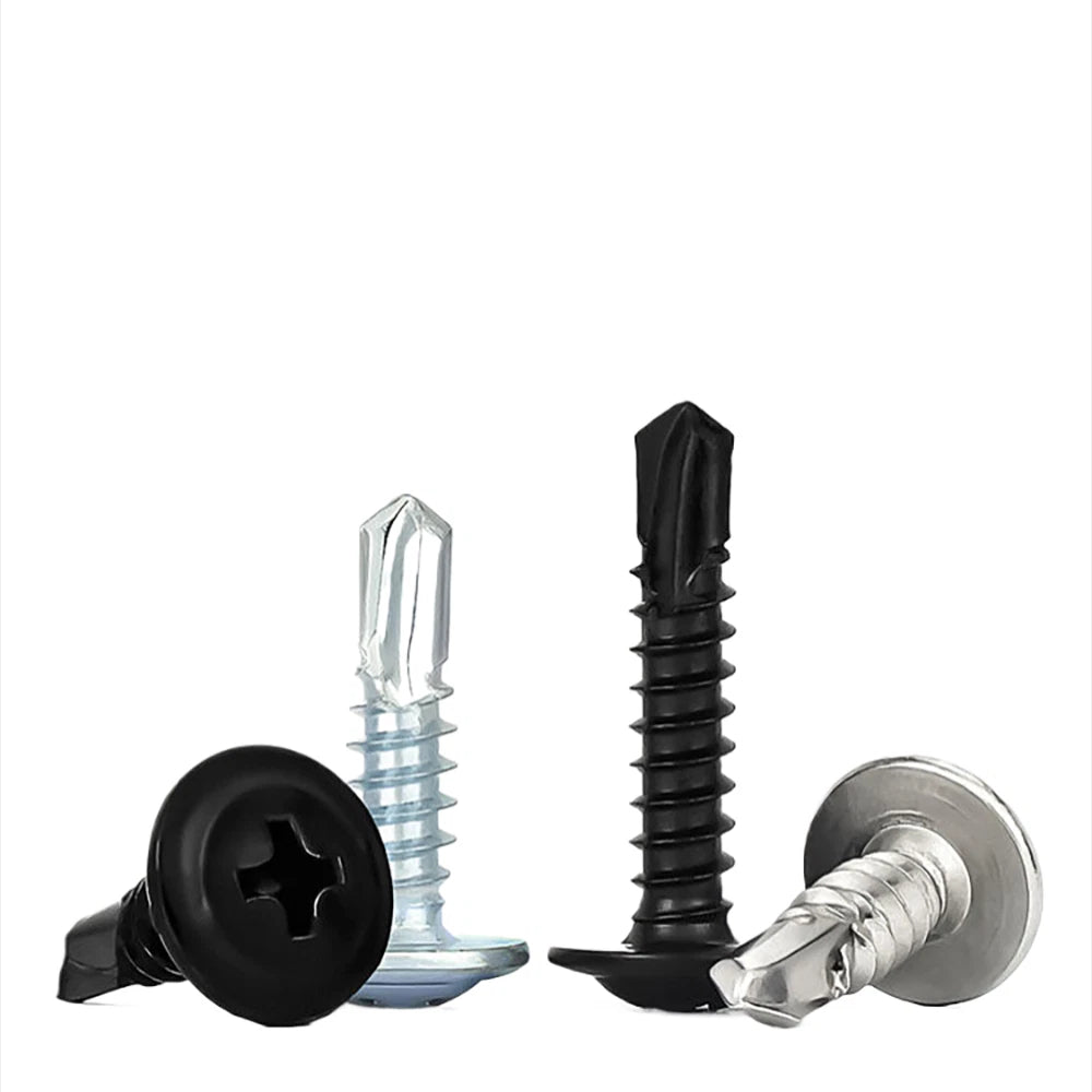 M4.2 M4.8 Self Drilling Wafer Head Screws – Steel & Stainless for Sheet Metal