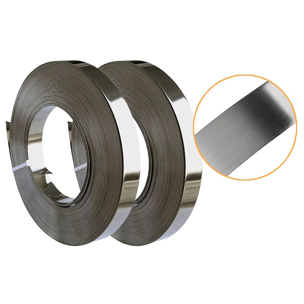 A2 Stainless Steel Flat Bar Metal Strip Sheet Foil Band Roll 0.3mmx5mmx2m