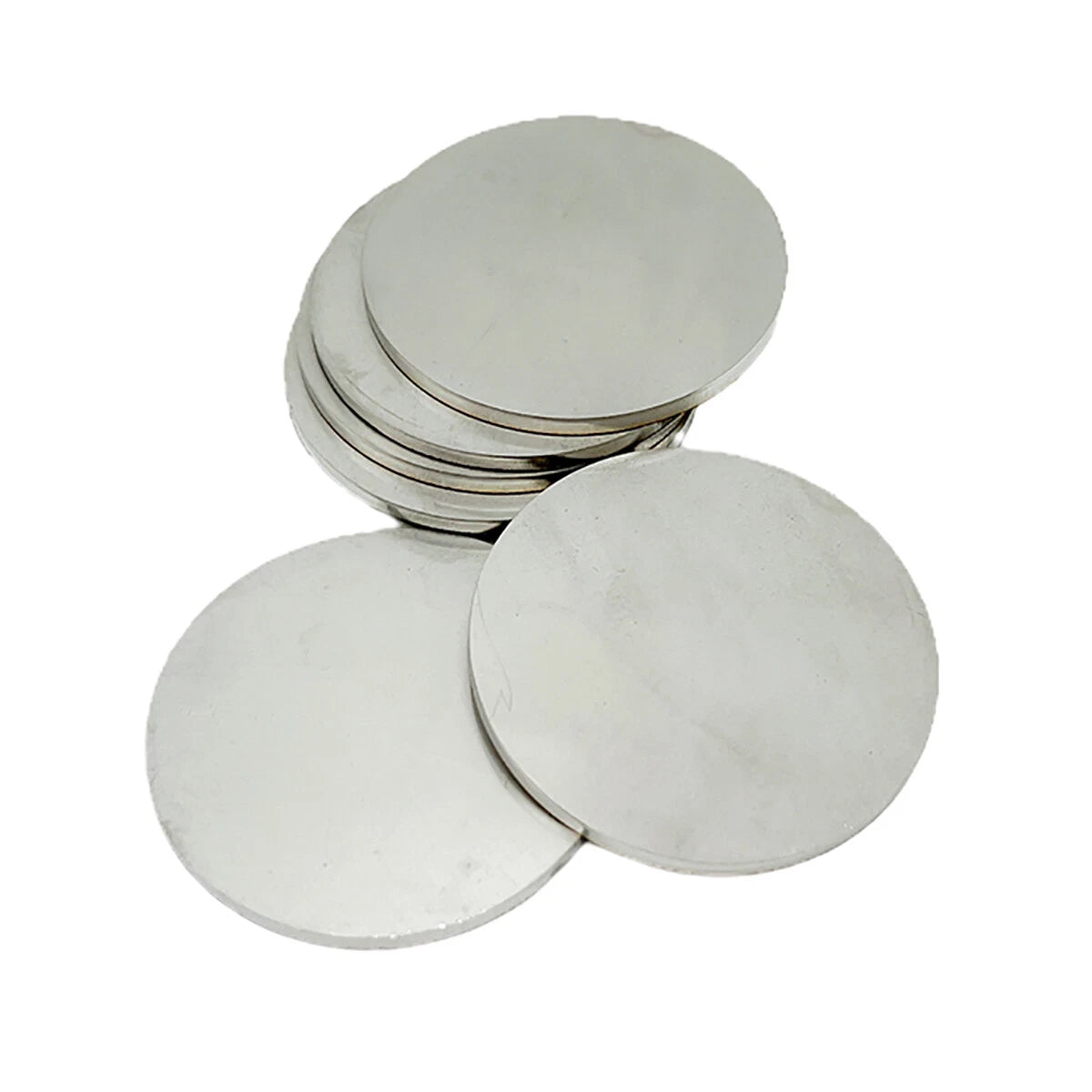 304 Stainless Steel Round Discs Sheet Plate Dia 150/200/250/300mm, Thick 1mm~3mm