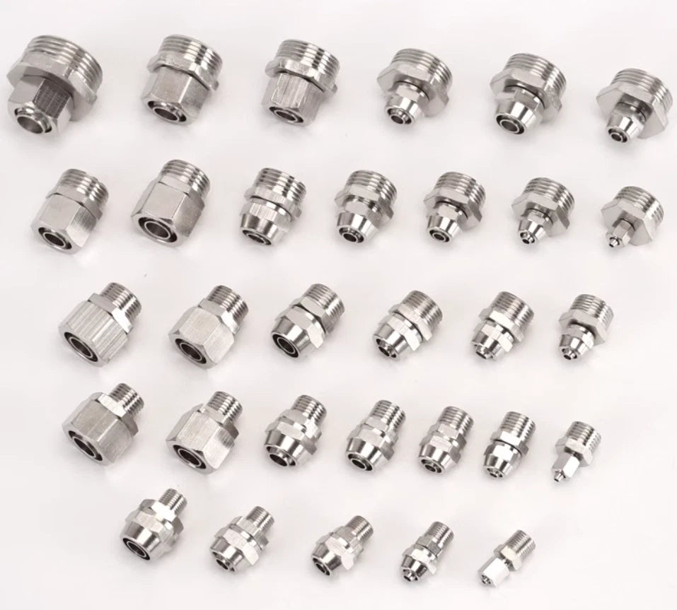 Pneumatic Male Stud Push-to-Connect Hose Fitting | Air Line Quick Coupler Connector