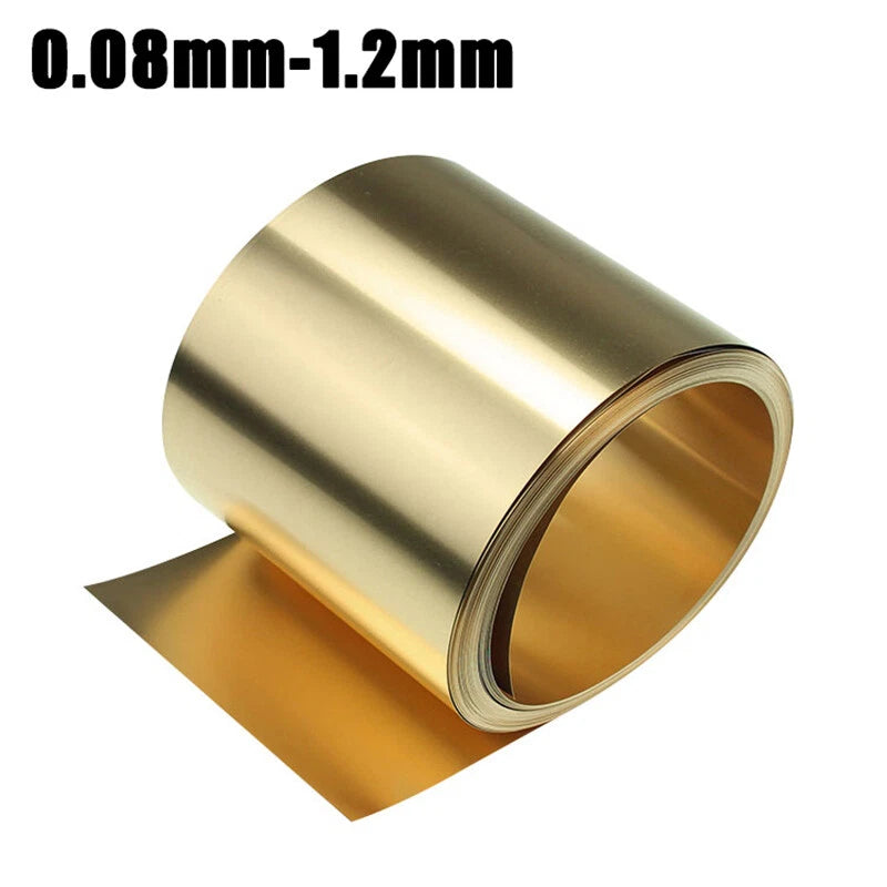 0.08-100mm Beryllium Copper Sheet Roll Plate BeCu Foil Panel Strip 200mm*200mm