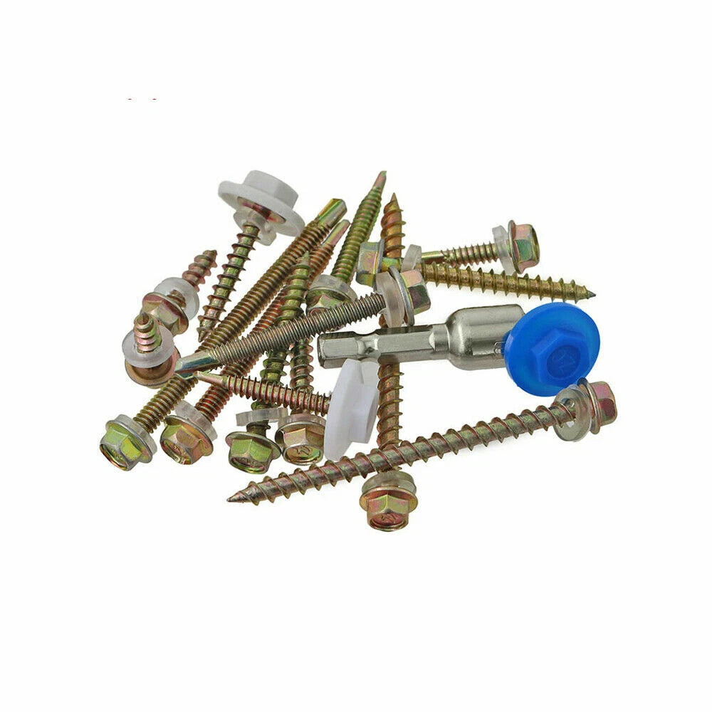 M5.2 Hex Head Self Drilling Screws – Zinc Plated Carbon Steel for Metal Roofing & Sheeting