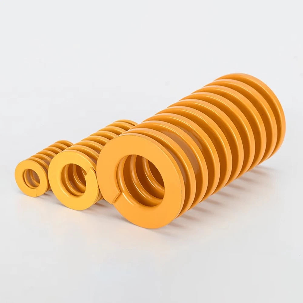 Lighter Load Yellow Mould Die Spring Compression Springs 8-50mm OD 20-300mm Long