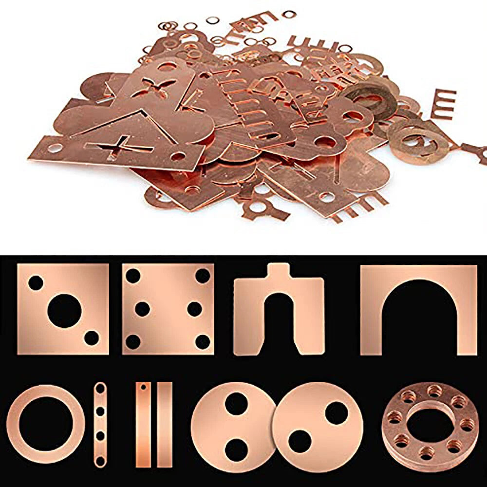 T2 Copper Sheet 0.3 0.5 0.6 0.8 1 2 - 10mm Guillotine Cut Metal Plate Jewellery
