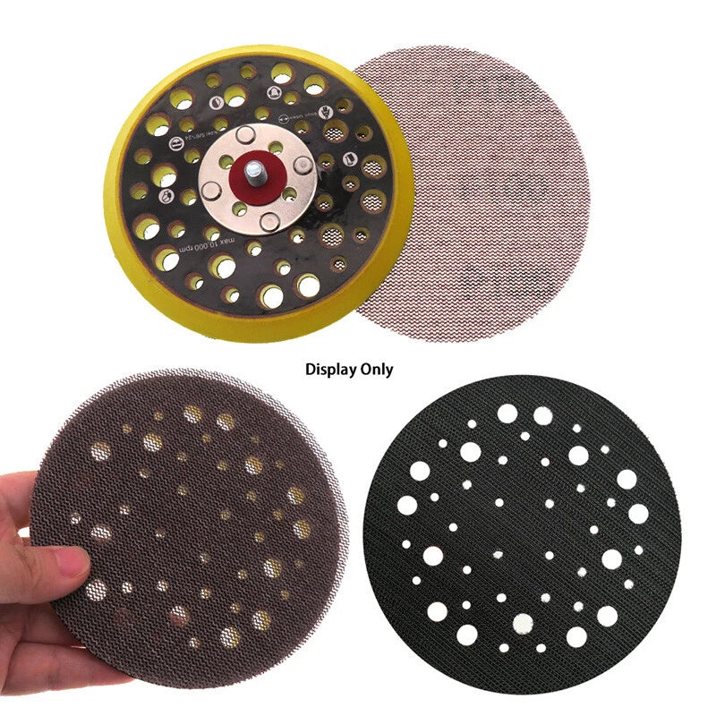 125mm Mesh Sanding Discs — P80 to P1000 Grit Hook & Loop Sandpaper for 5‑Inch Random Orbital Sanders