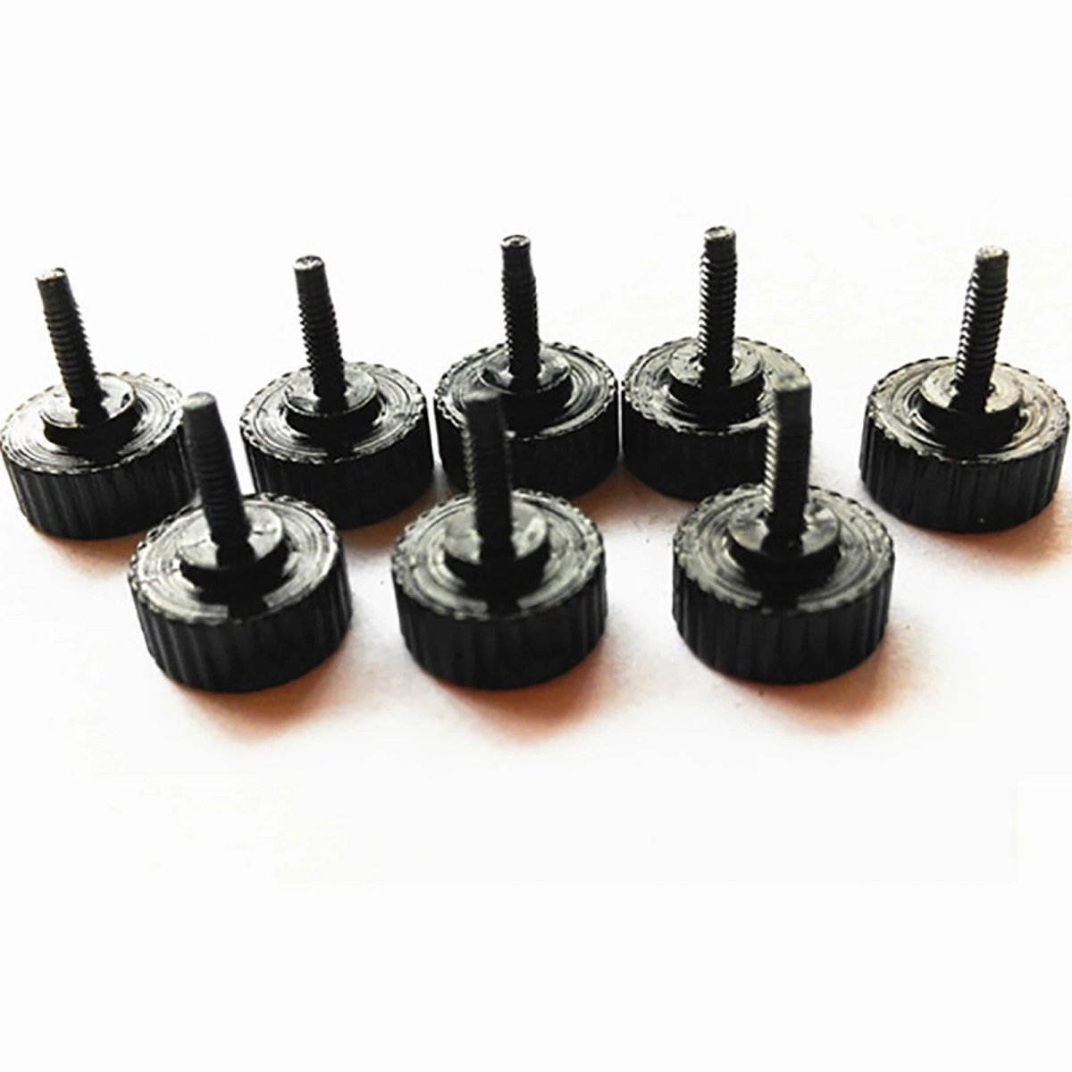 M1.6 High‑Type Knurled Thumb Screw – Black Carbon Steel Hand Grip Bolt (3–10mm) - HomeDIYer