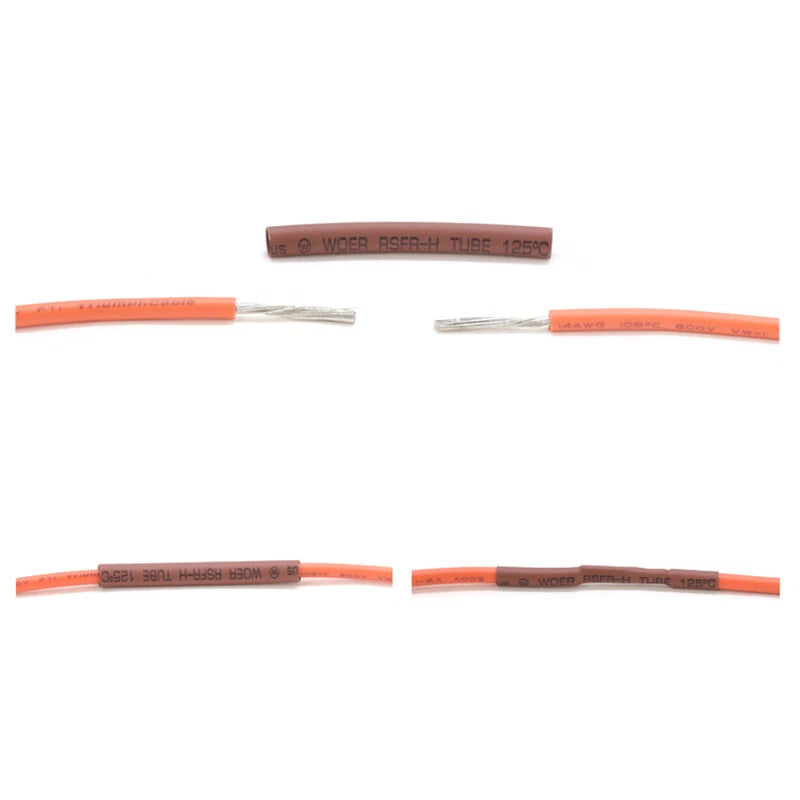 Brown Heat Shrink Tubing 2:1 Ratio — 1mm to 50mm Diameter