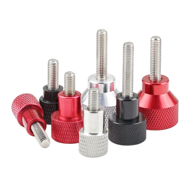 Knurled Thumb Screws with Steps – Aluminium Alloy Hand Grip Step Bolts M3 M4 M5 M6 M8 M10