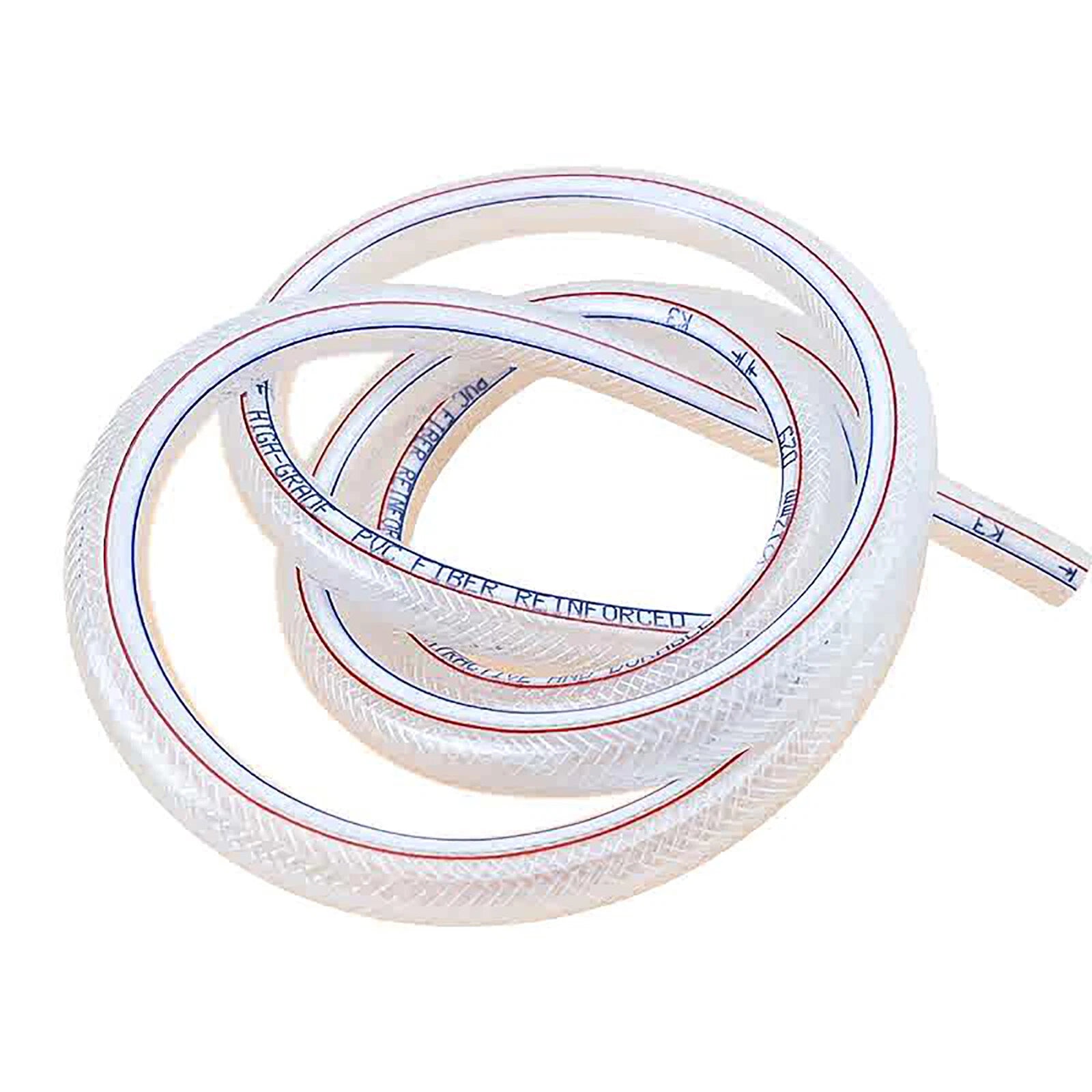 Clear Flexible Braided PVC Hose — Food Grade, ID 8mm–50mm, Oil Water Tube