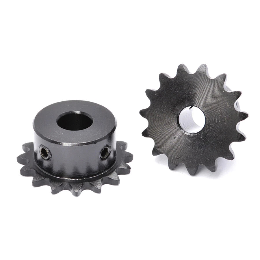 45# Steel Roller Chain Sprockets 10T - 30T Pitch 1/4" 6.35mm 04C Drive Sprocket