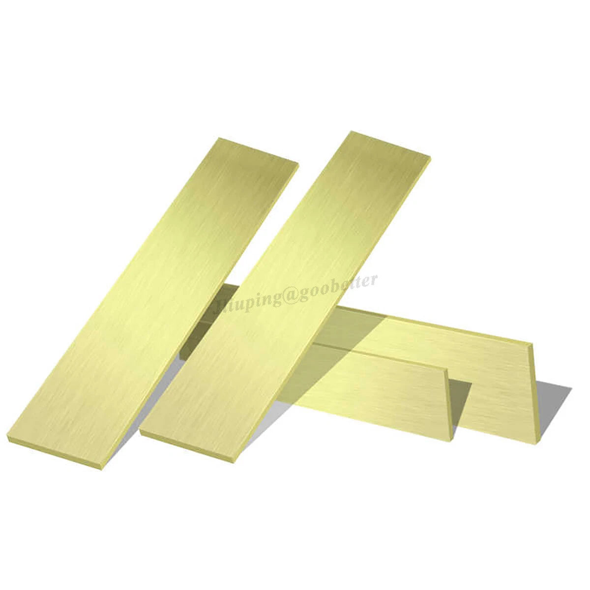 H59 Brass Flat Bar Square Sheet Plate Solid Strip 100mm Long-Width 20mm-100mm