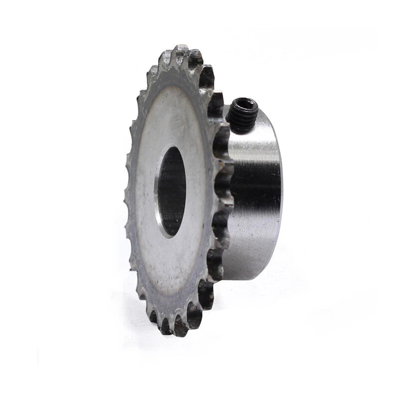 Roller Chain Drive Sprocket 1/4" 04C 10T-30T Pitch 6.35mm M5 Thread 45# Steel