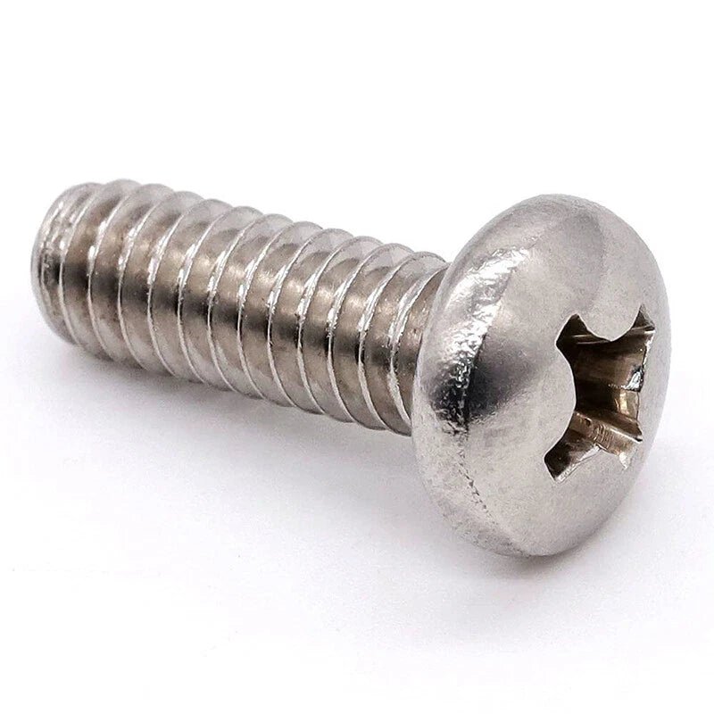 Stainless Steel Pozi Pan Head Machine Screws M8 and M10 Multiple Lengths - HomeDIYer