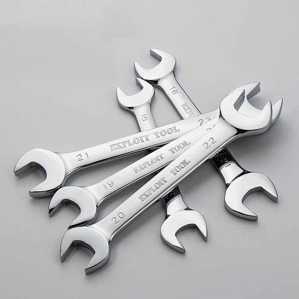 6-46mm Open End Wrenches Double Head Spanner Wrench Spanners Metric Carbon Steel