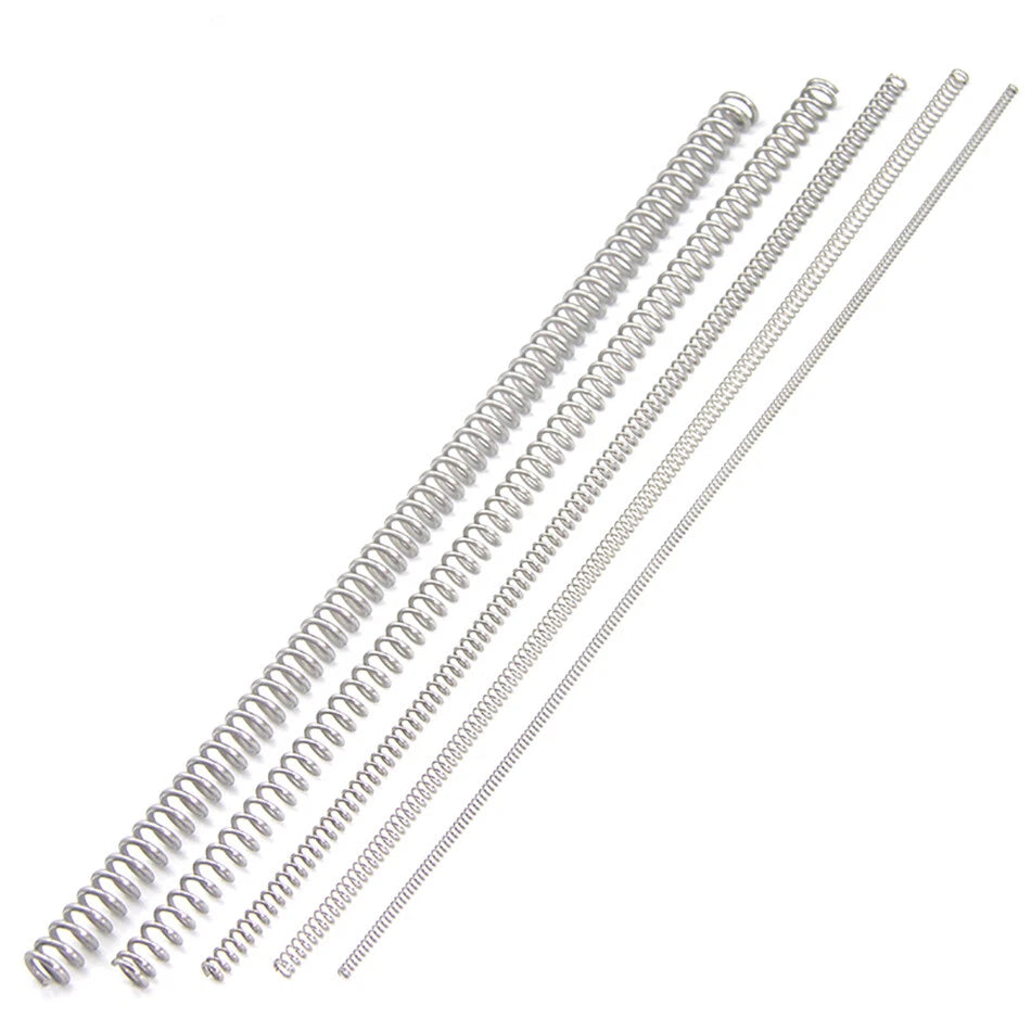 304 Stainless Steel Spring Compression Pressure Spring 0.3mm-2.5mm Length 305mm