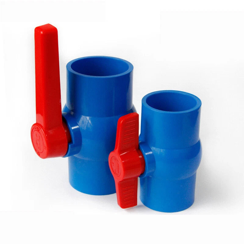 PVC Ball Valve Water Valves Solvent Weld ID 20mm - 160mm Pipe Connector Fittings