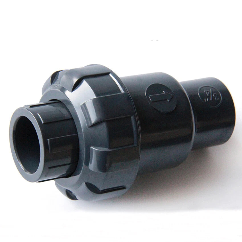UPVC One Way Non Return Flap Check Valve Pipe Fittings I.D 20 25 32 40 50 63mm