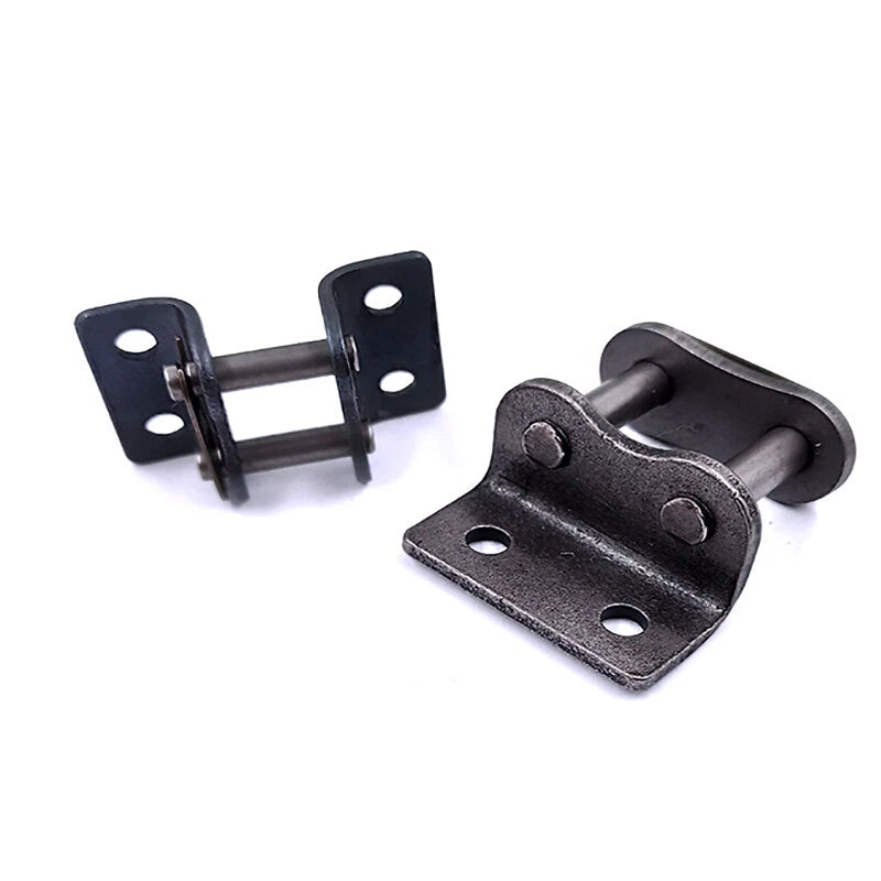Roller Chain Links With Bent Ear On Both Side Simplex/Double Holes 08B 10A - 15A