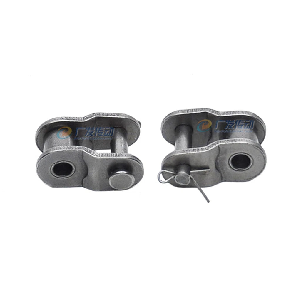 Simplex Roller Chain Crank Links Bushing Chains Carbon Steel 06B 06C 10A 12A 16A