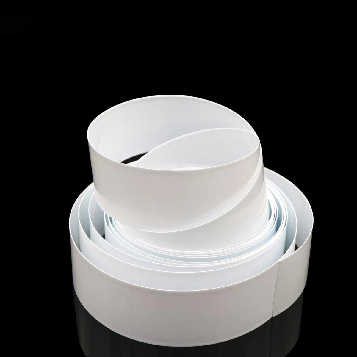 White PVC Heat Shrink Tubing – Flat Width 7mm to 250mm, 1M / 2M / 5M / 20M Rolls - HomeDIYer