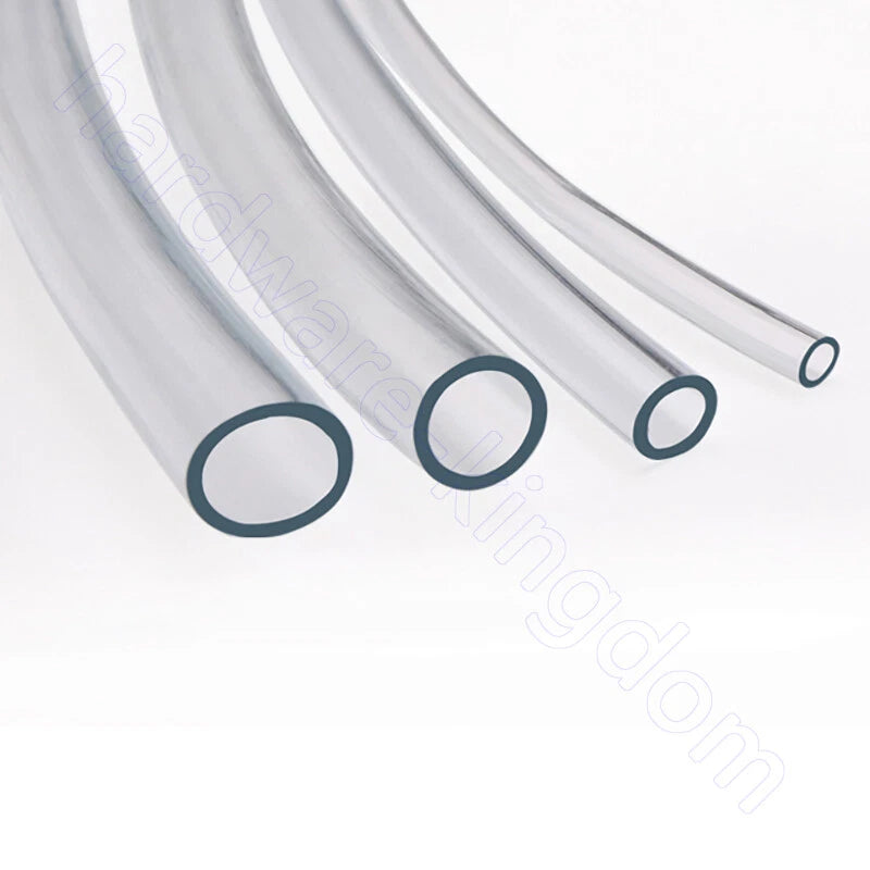 Clear PVC Flexible Tubing 2–8mm ID — Hose Pipe for Water, Air, Fuel, Oil & Aquariums