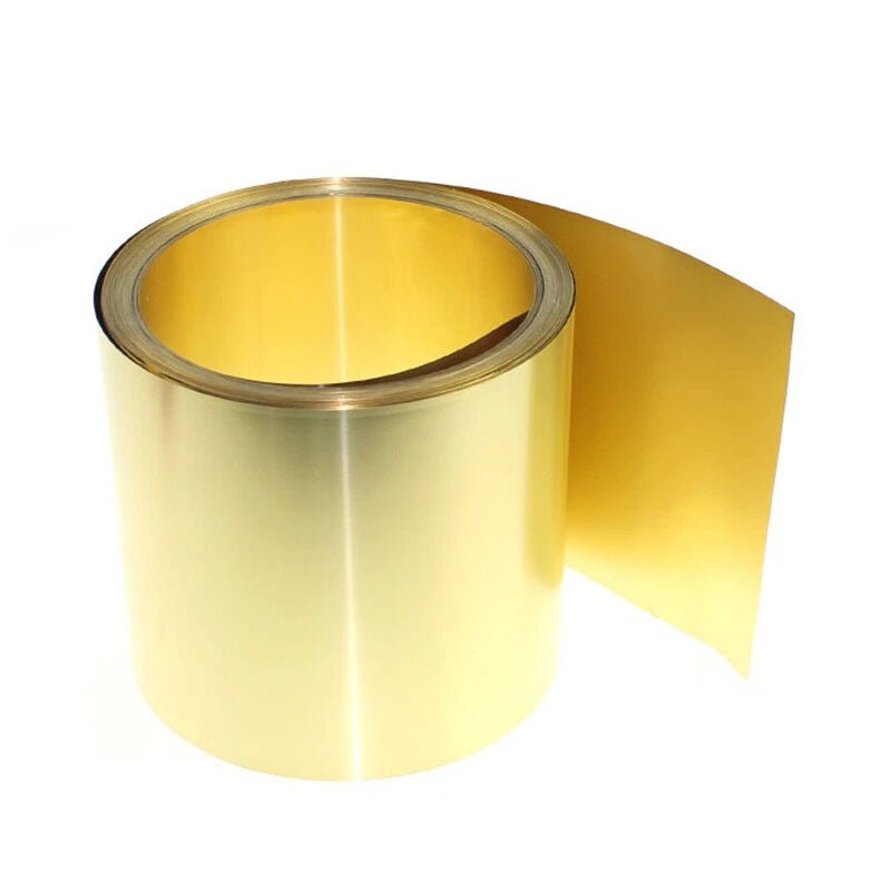 Brass Metal Thin Sheet Foil Belt 0.1~1mm Thickness Crafts Metalworking Supplies - HomeDIYer